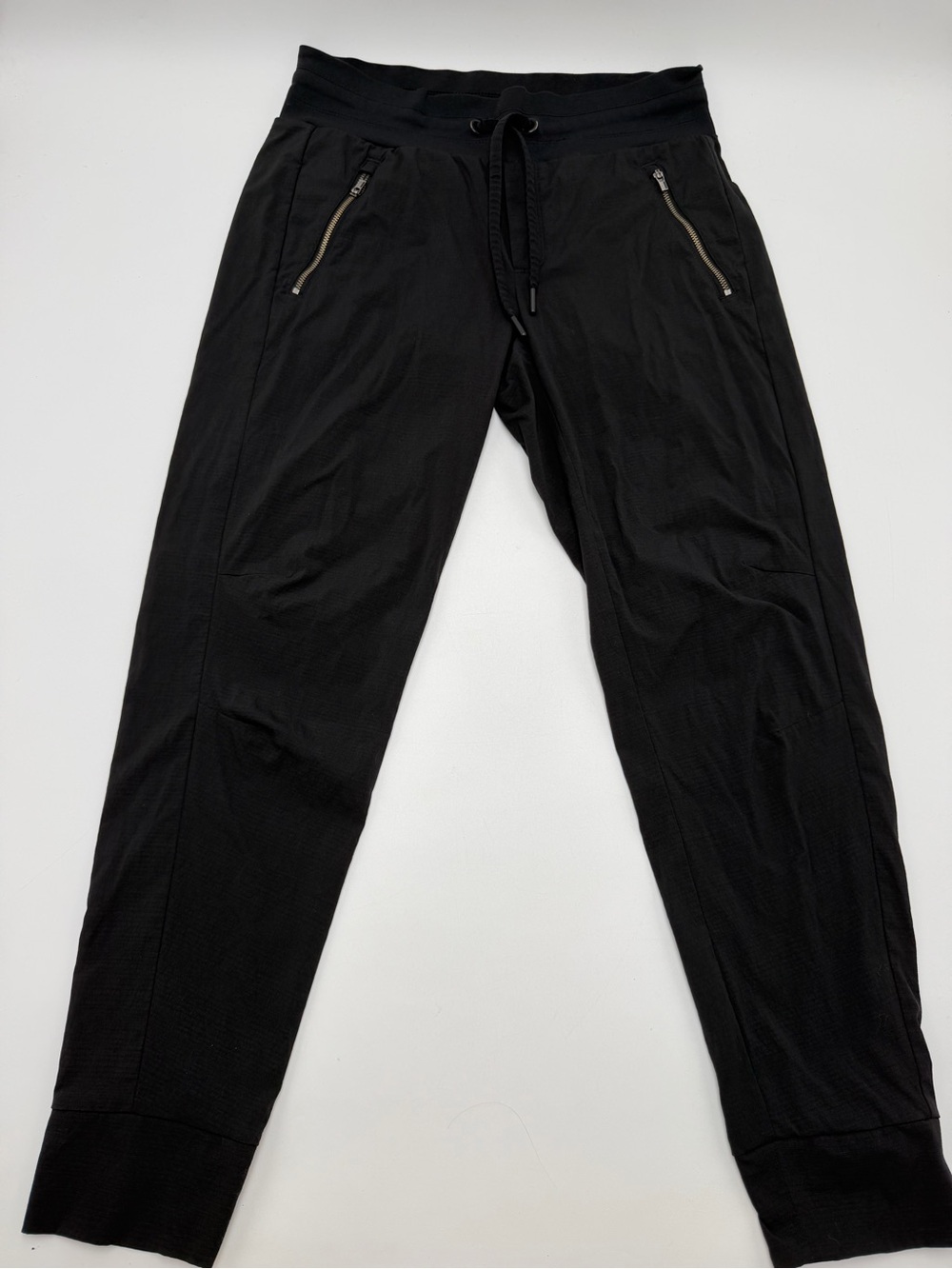 Athleta Trekki North Jogger Women's 4 Black Stretch Nylon Pull On Drawstring